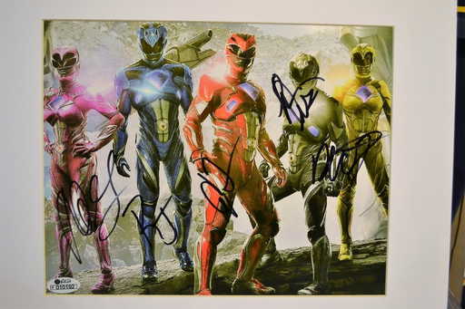 Power Rangers Autograph Photo. Power Rangers Sign Photo