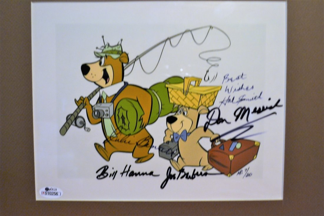 Yogi Bear Autograph Cell, Hanna and Barbera Cell (1 of 5)