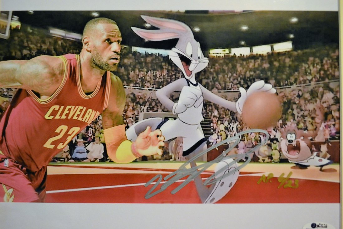 Lebron James Animation Sign Cell, Lebron James Auto (1 of 5)