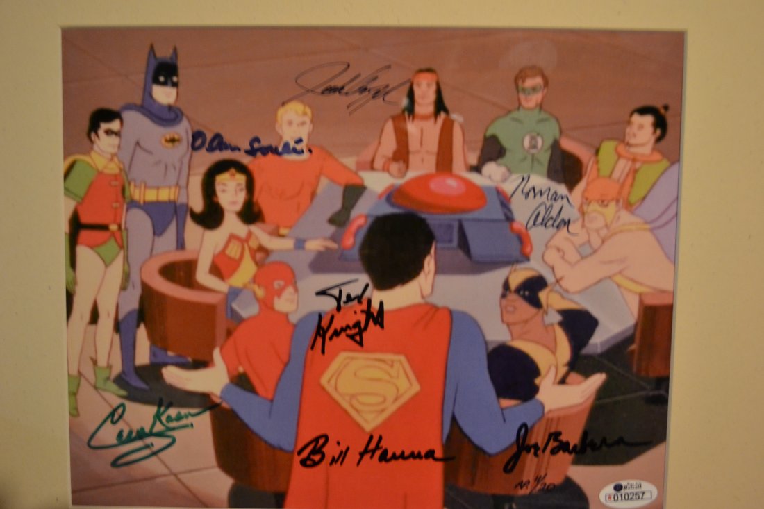 Superfriends Animation Cell Sign, Hanna and Barbera (1 of 4)