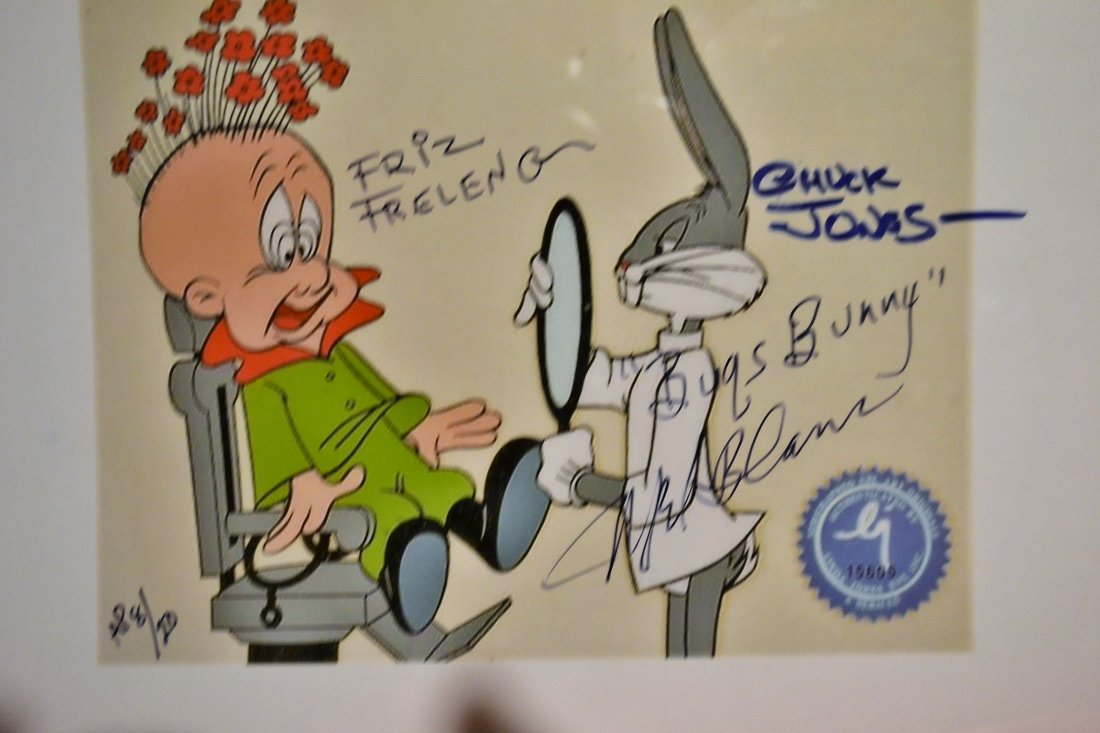 Bugs Bunny Animation Cell , Hanna ,Barbera Sign Cell (1 of 4)