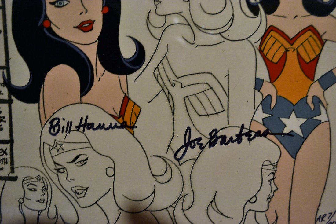 Wonder Woman Animation Cell , Wonder Woman Sign Cell (1 of 4)