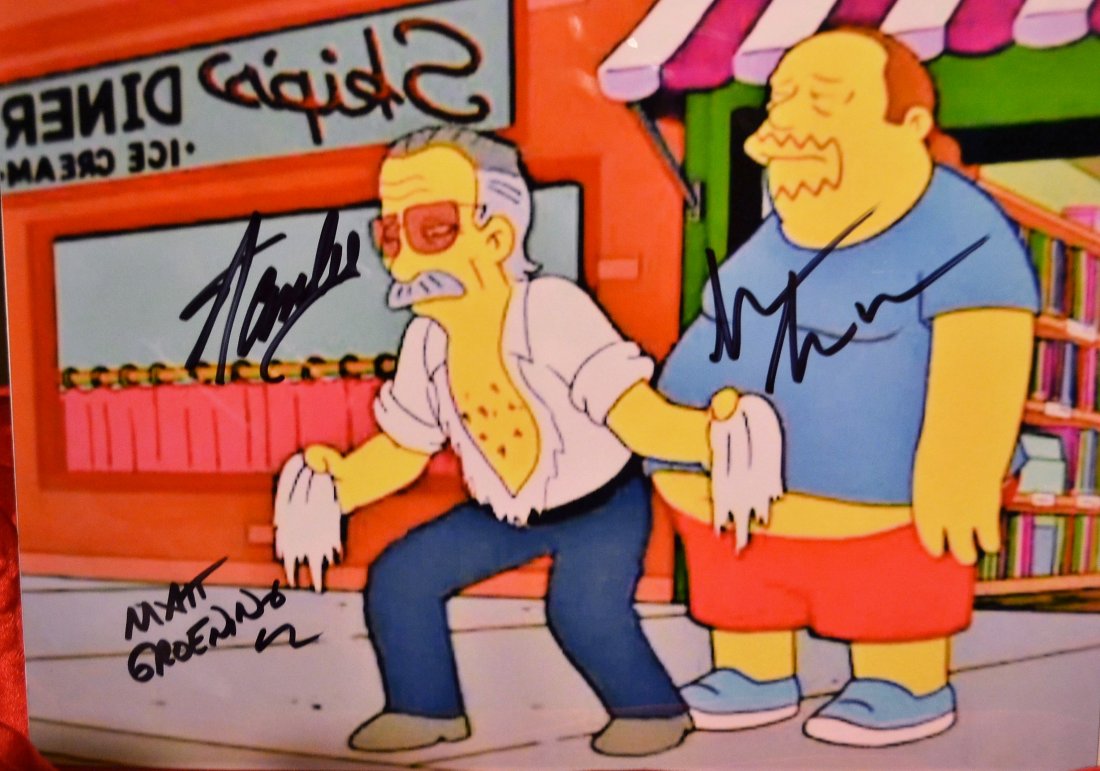 Stan Lee The Simpsons Animation Cell , Stan Lee Art (1 of 5)
