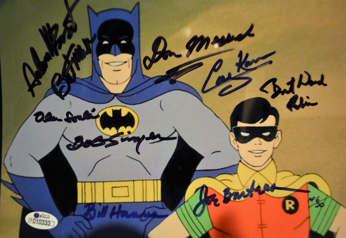Batman and Robin Animation Cell, Scooby Doo Sign Cell (1 of 4)