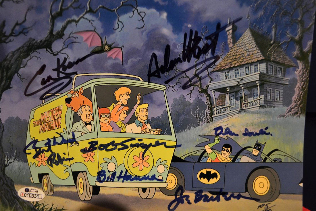 Scooby Doo and Bat Man Animation Cell, Sign Cell Batman (1 of 5)