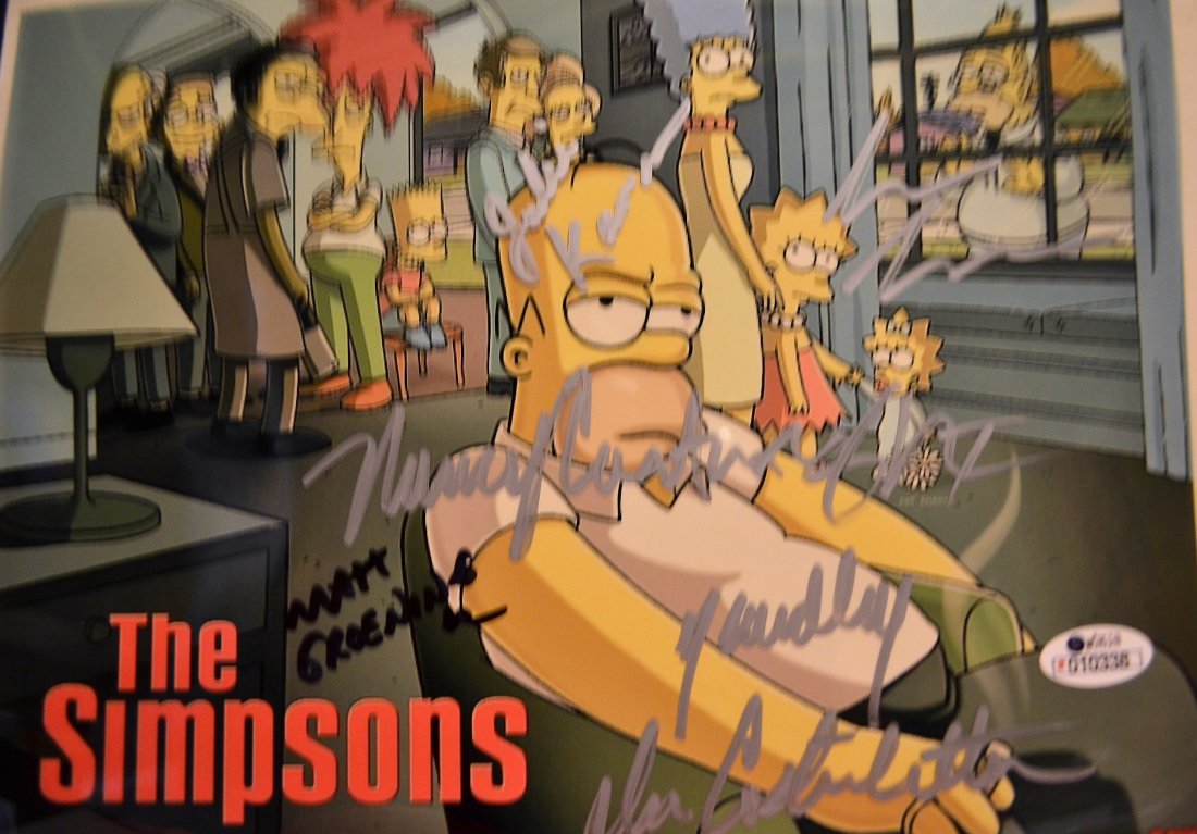 The Simpsons Sign Cell , Simpsons Animation Cell (1 of 5)