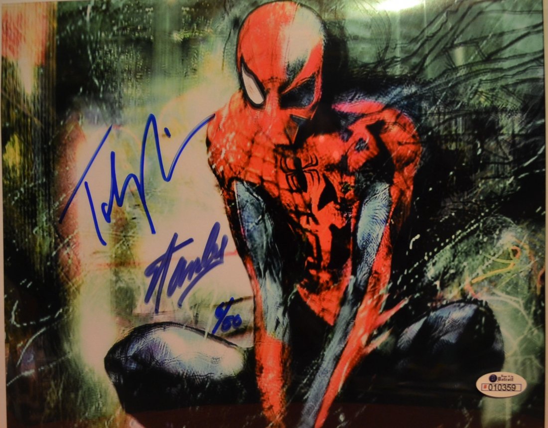 Spiderman Sign Photo, Stan Lee Autograph Photo, (1 of 4)