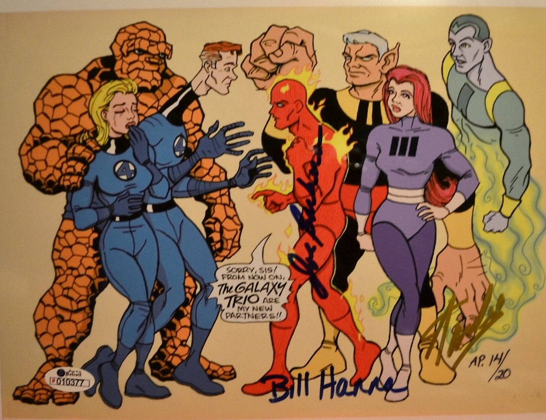 Stan Lee Autograph Fantastic Four Cell, Hanna Barbera (1 of 5)