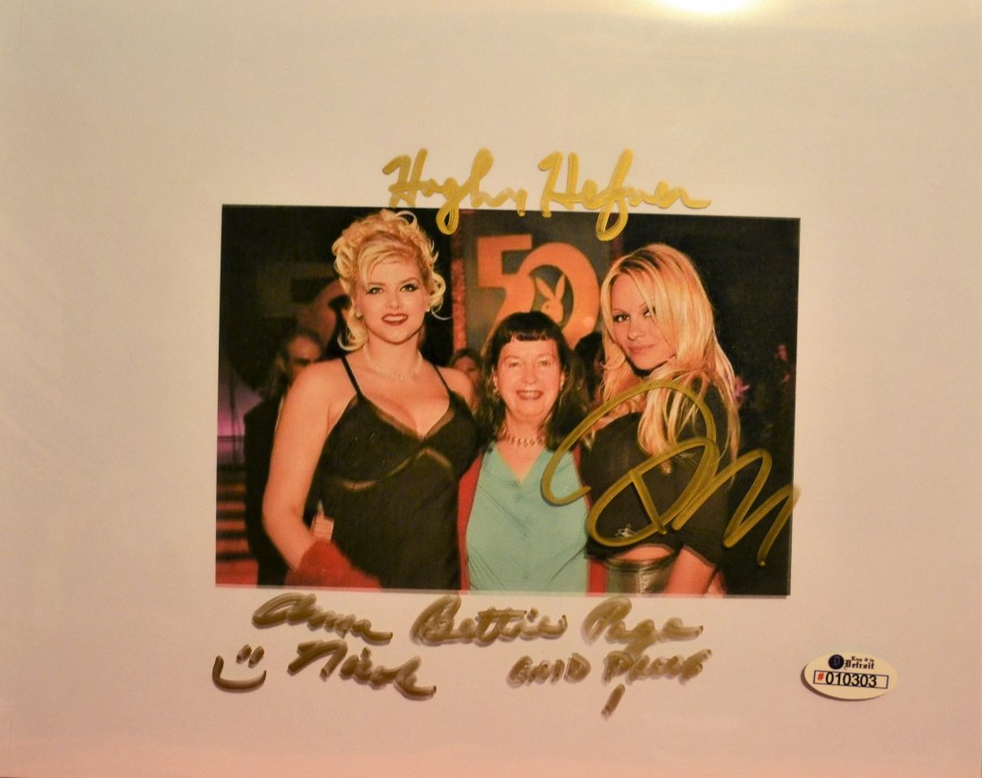 Playboy Autograph 50th, Playboy Sign Photo, Anna Nicole (1 of 4)