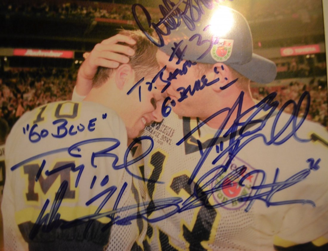 Tom Brady Autograph Orange Bowl Photo. Tom Brady Sign (1 of 5)