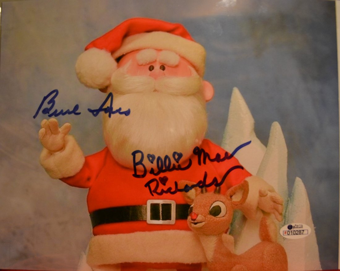 Burl Ives Sign Rudolph Photo. Rudolph Autograph Photo