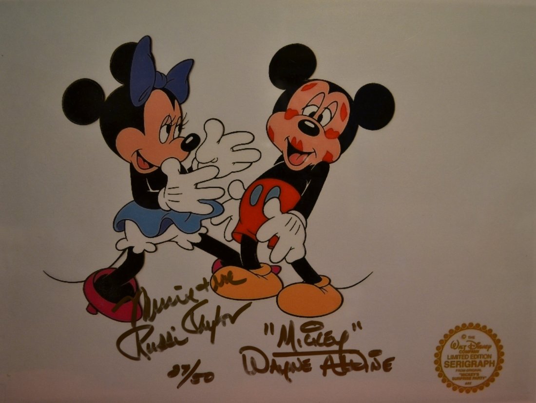 Mickey Mouse Sign Cell , Mickey and Minnie Mouse sign (1 of 4)
