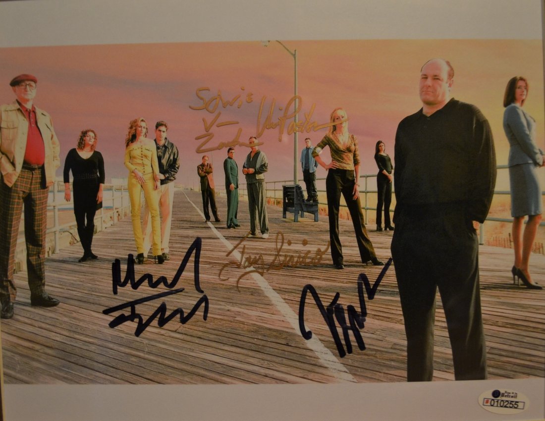 Sopranos Cast Sign Photo, Sopranos Autograph Photo (1 of 4)