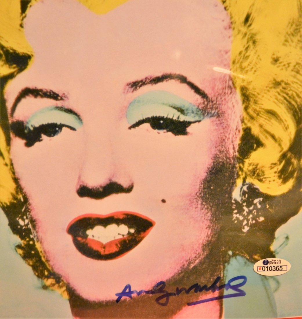 Andy Warhol Marilyn Monroe Sign Print. Andy Warhol (1 of 3)