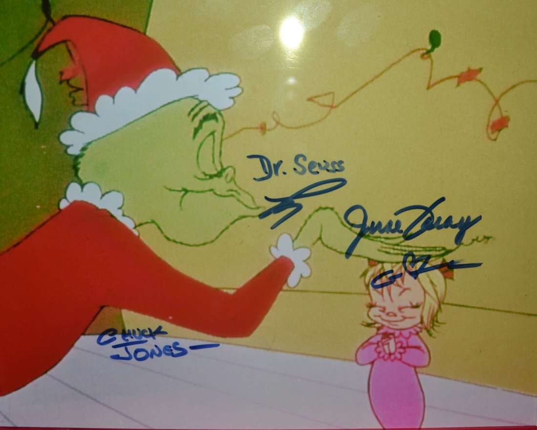 The Grinch Dr Suess Sign Cell, Dr Suess Autograph (1 of 5)
