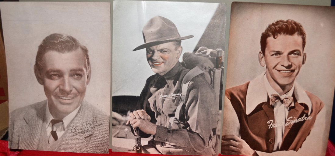 1941 Movie Star set, Frank Sinatra, Clark Gable RARE (1 of 3)