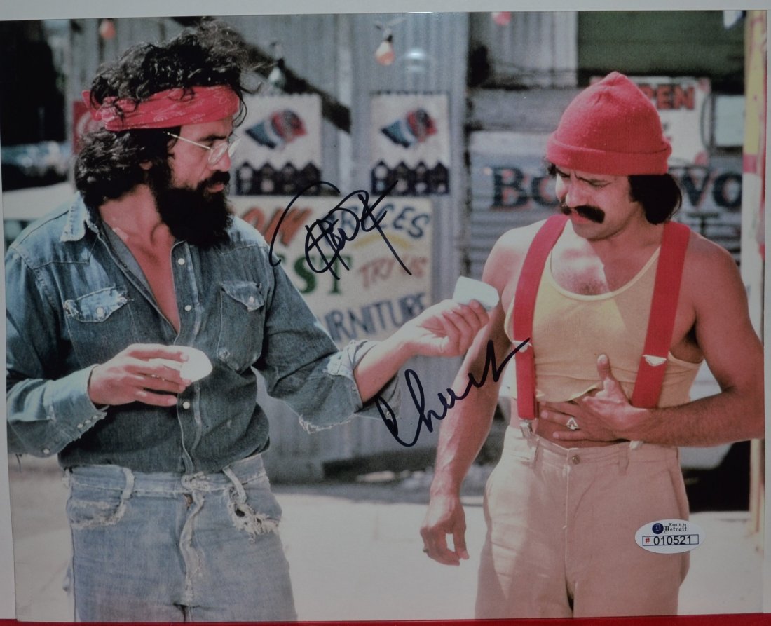 Cheech and Chong Autograph Photo , Cheech and Chong sig: Awesome very rare autograph promo film photo autograph By Cheech and Chong very cool dual sign by both … awesome film photo these sign prints are very sought after and hard to find... . this is an a