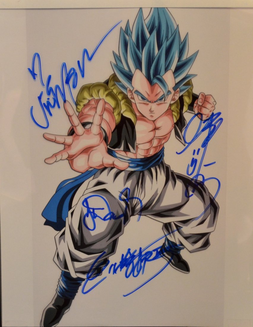 Dragon Ball Z Autograph Photo DBZ Goku Sign Photo: Very Rare Autograph Photo of Dragon Ball Z and Goku these transparency film photos are very nice and sign by creators as well as voice actors, Akira Toriyama and others , these are very hard to get no