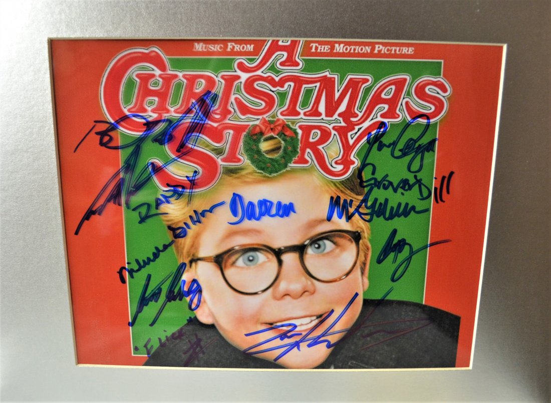 A Christmas Story Sign Cast. Christmas Story Autograph: Very Rare Autograph , this is a beautiful very tough autograph photo is sign by A Christmas Story sign by melinda dillon, darren mcgavin, peter billingsley, scott schwartz, ian petrella, r.d.robb, zac