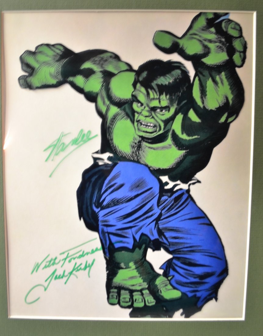 Hulk Autograph Stan Lee Sign Photo jack kirby (1 of 2)