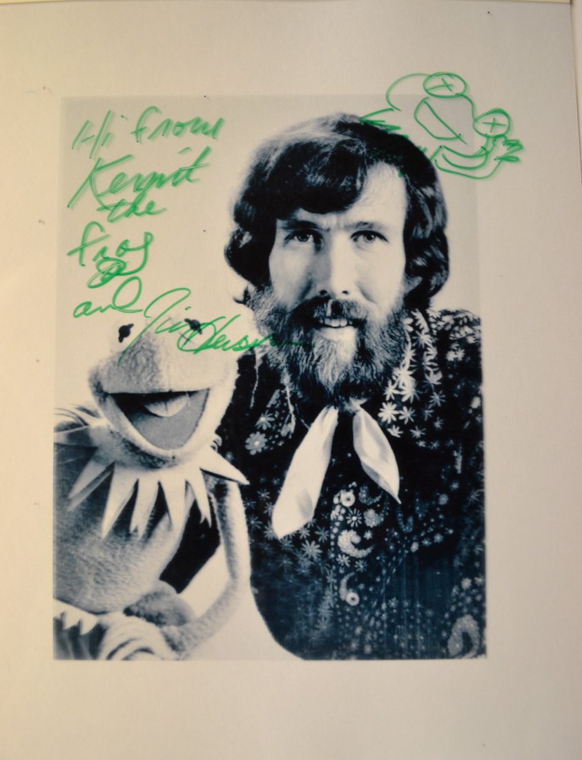 Jim Henson Autograph Muppet , jim henson kermit frog (1 of 2)