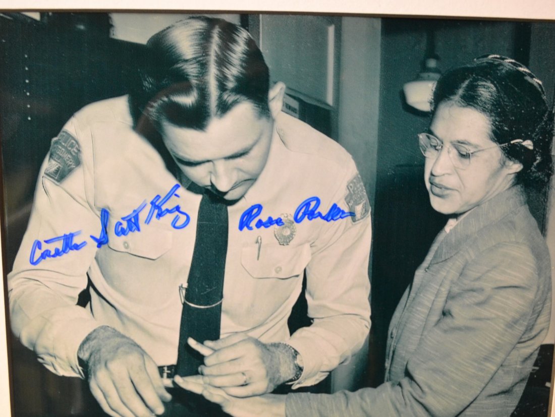 rosa parks coletta scott king autograph Photo (1 of 2)