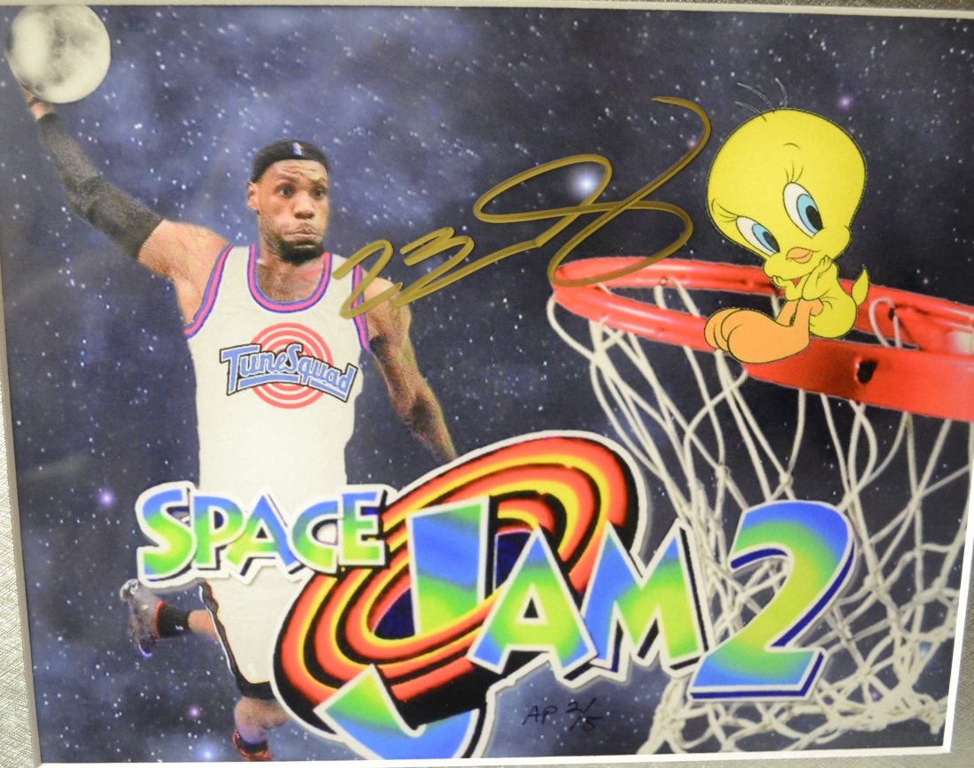 Lebron James Autograph Transparency Film Autograph (1 of 1)