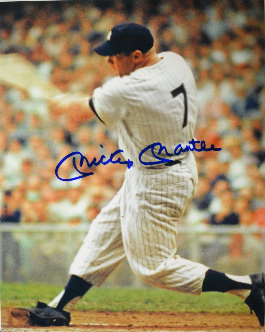 Mickey Mantle Autograph Photo , Mickey Mantle Sign Phot (1 of 2)