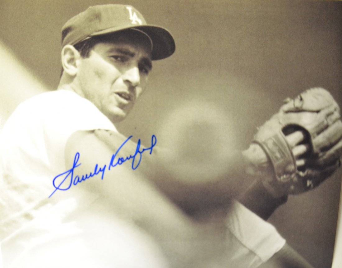 sandy koufax Autograph Photo , sandy koufax sign photo (1 of 2)
