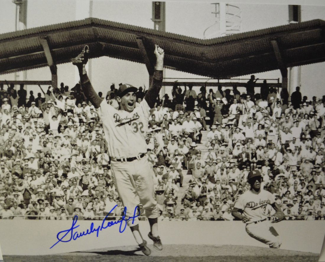 sandy koufax Autograph Photo , sandy koufax sign photo (1 of 2)