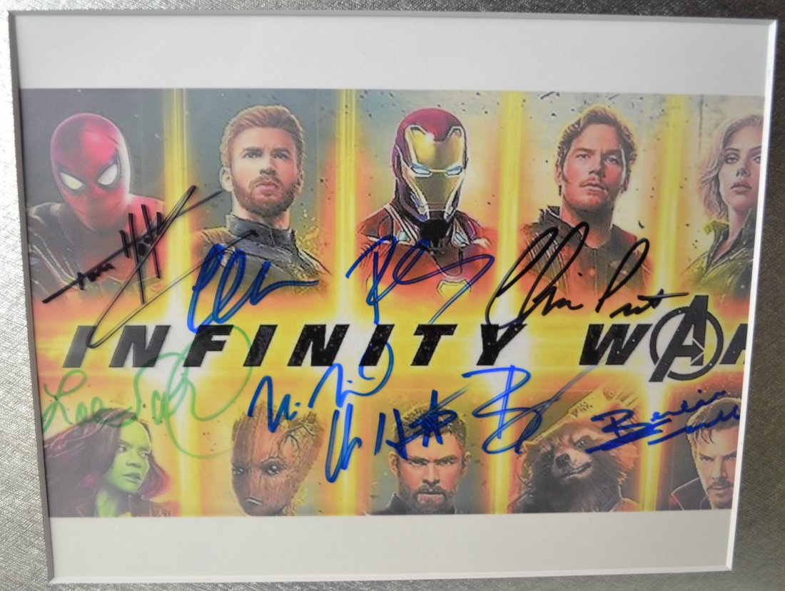 Invinity War Autograph Cast Sign Photo  Avengers Cast (1 of 2)