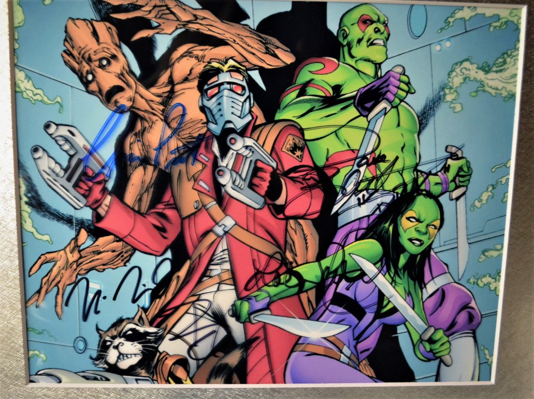 Gardian of the Galxey Signed Photo . Gardians Galxey (1 of 2)