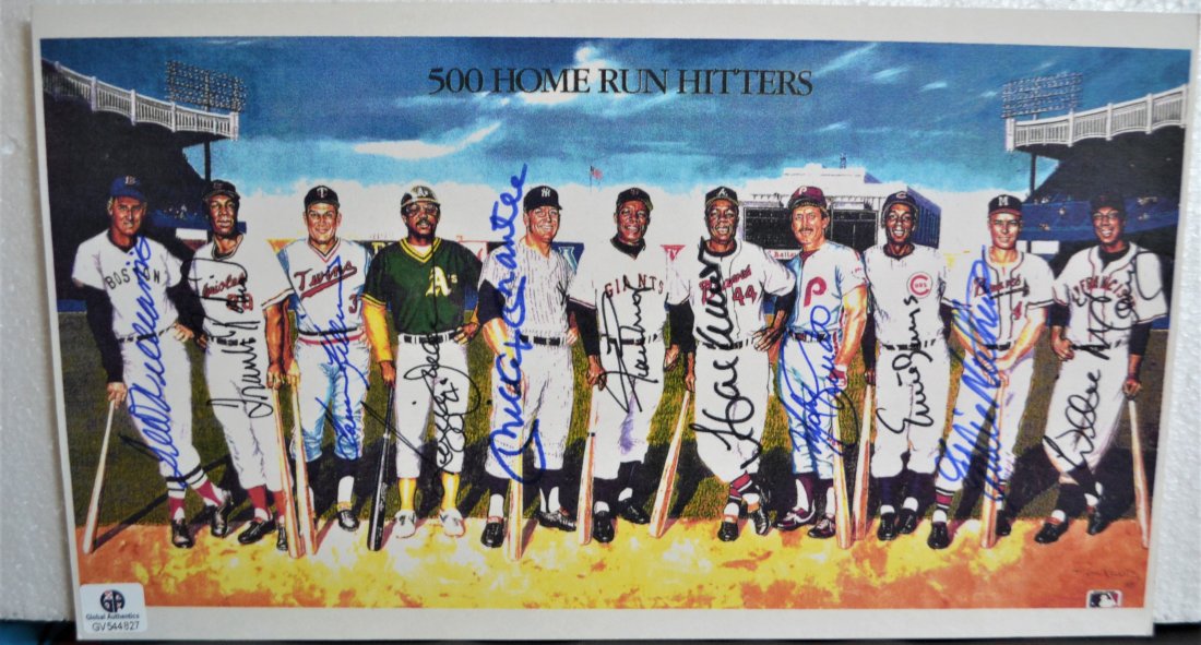 500 home run signed photo , 500 home run autograph (1 of 3)