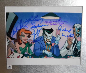 Batman Signed , Batman Animated Series Autograph: Please read this auction is for 14 year old Dominic Todd Dominic has a rare Cancer Tumor called Chordoma ini -1 Tumor all proceeds go to Dominic for Meds, travel to and from Children's Hospitals and s