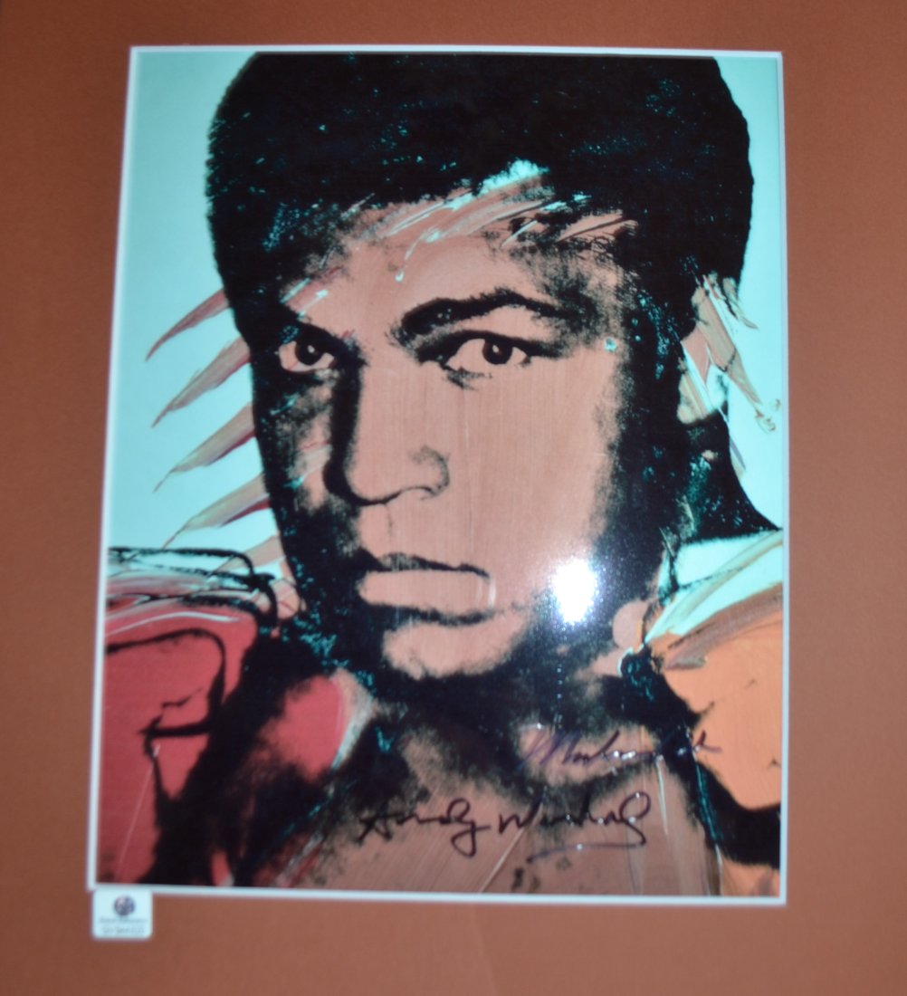 Andy Warhol Ali Signed Photo , Ali Autograph Warhol (1 of 4)