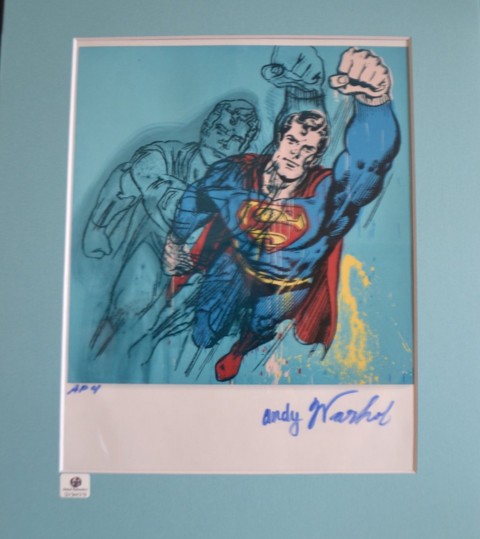 Andy Warhol Superman Autograph Andy Warhol Signed (1 of 3)