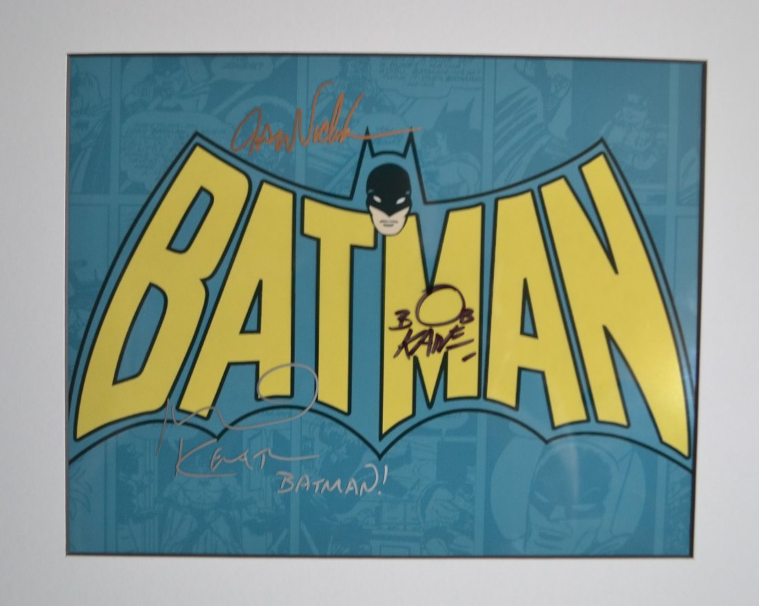 Batman Signed Bob Kane , Autograph Batman M Keaton (1 of 3)