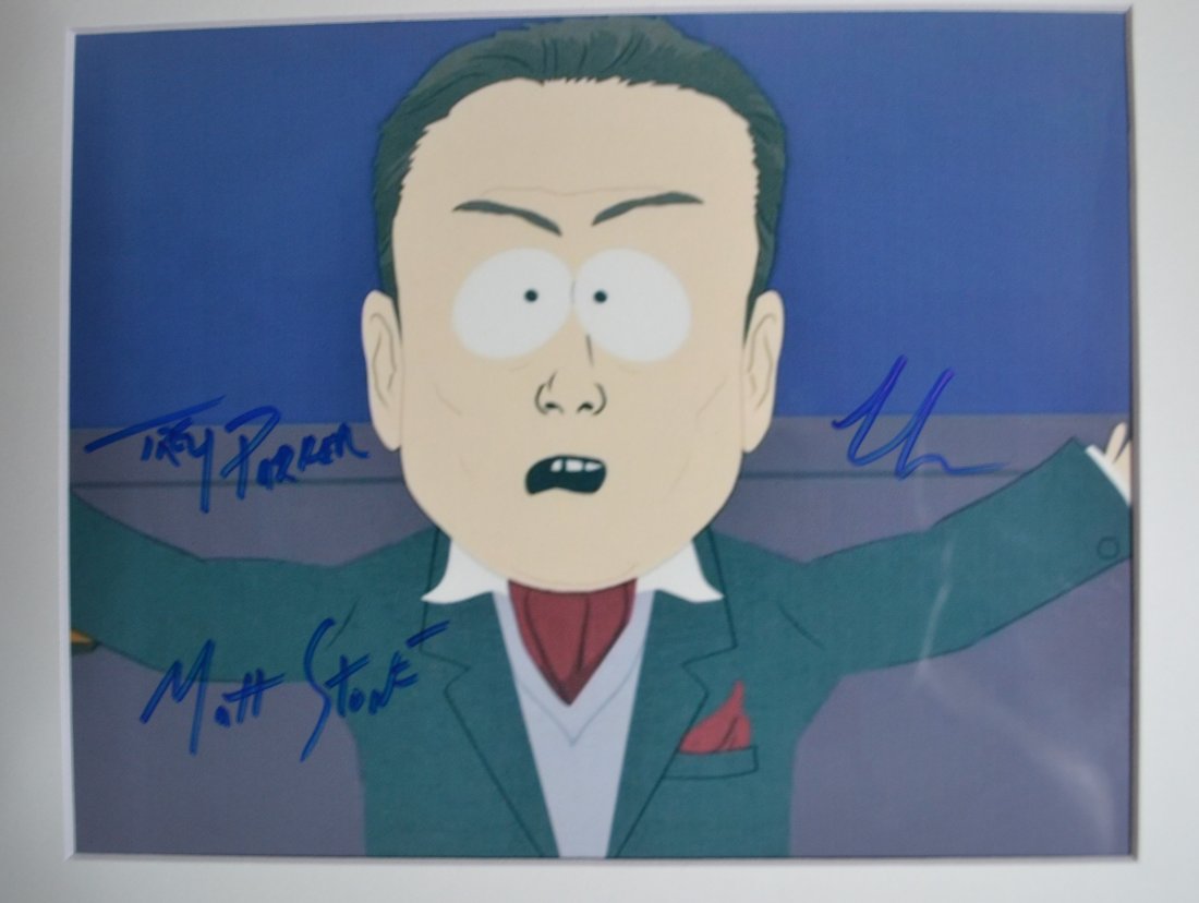 Elon Musk South Park Autograph , Elon Musk Signed Photo (1 of 3)