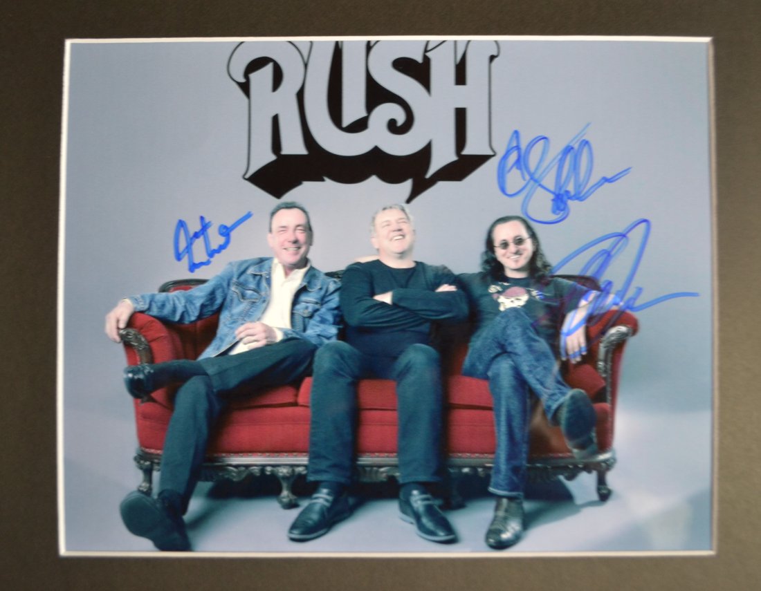 Rush Autograph Photo, Rush Signed Photo, Neil Pert (1 of 3)