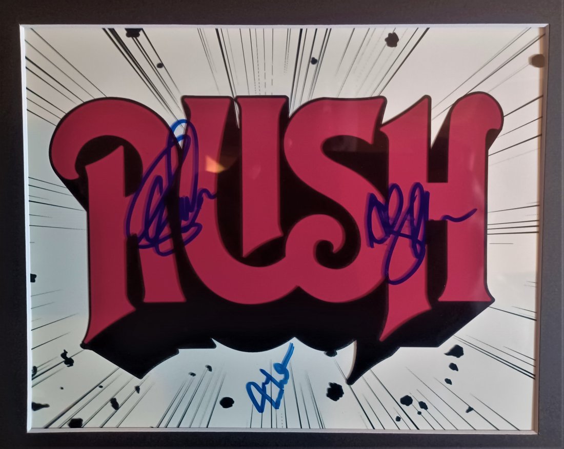Rush Autograph Photo, Rush Signed Photo, Neil Pert (1 of 3)