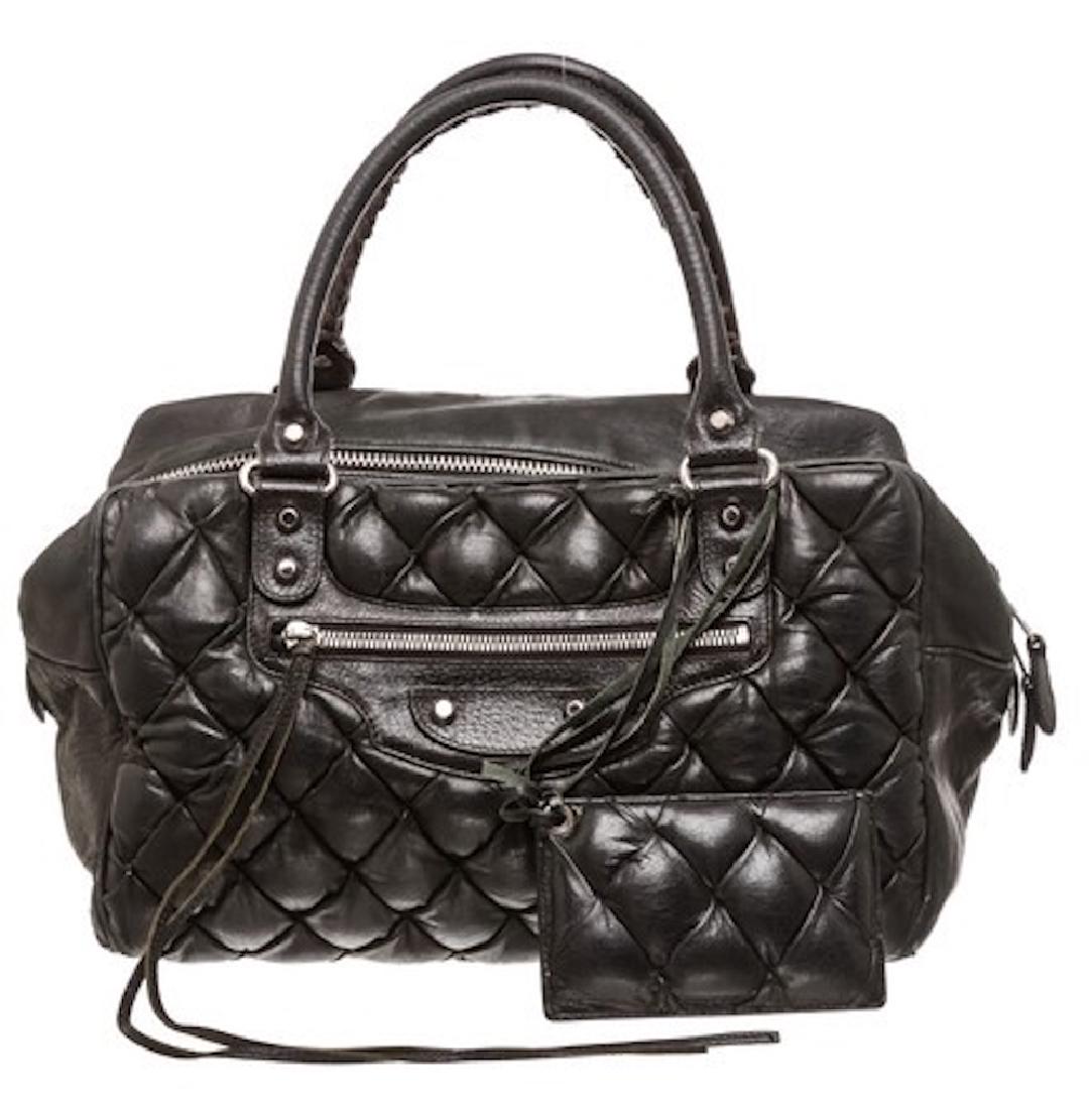 Balenciaga Quilted  Black Leather Satchel (1 of 7)