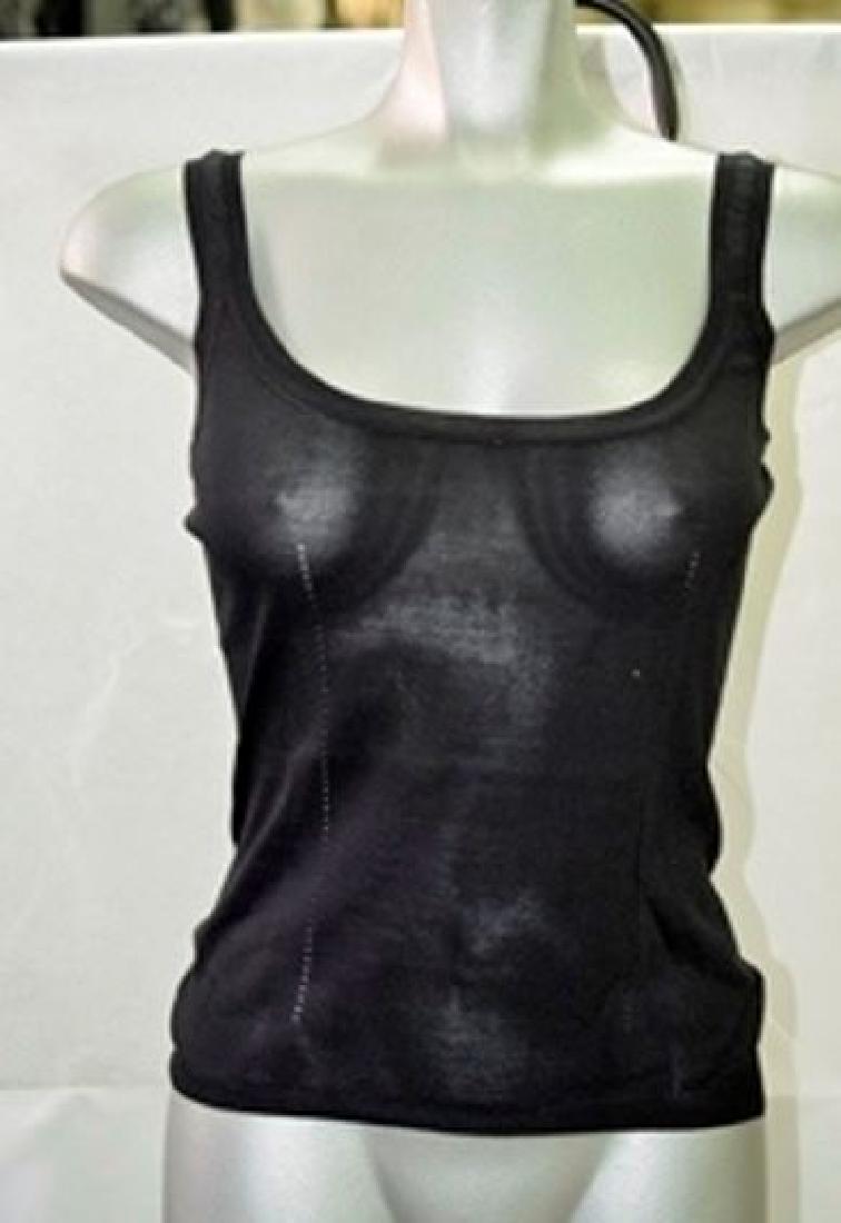 NEW  PRADA SILK BLACK TANK SIZE MEDIUM (1 of 1)