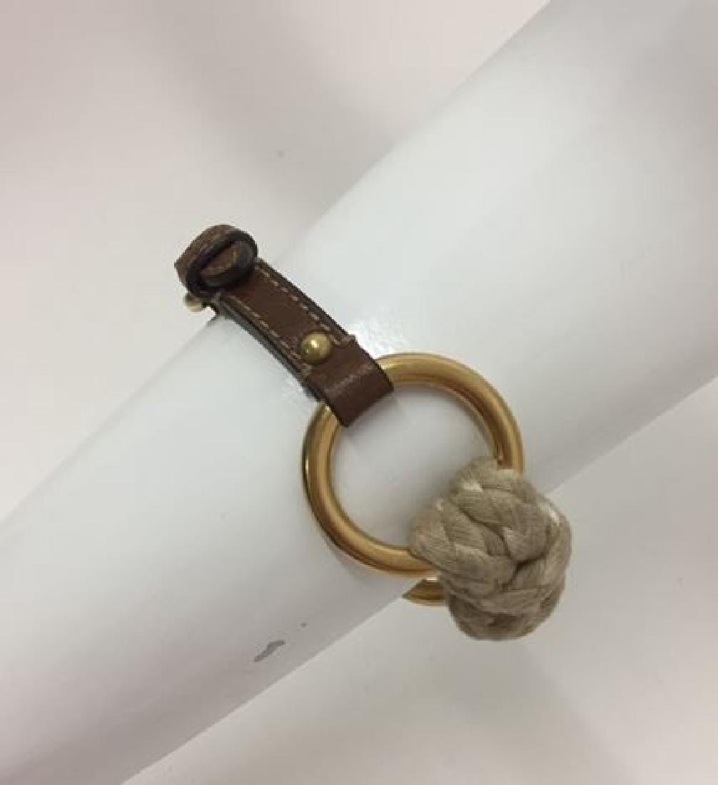 NEW Miu Miu Leather bracelet with Gold tone accents (1 of 1)