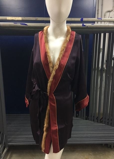 NEW PRADA SILK MULTICOLOR/LADIES ROBE SIZE XS (1 of 1)