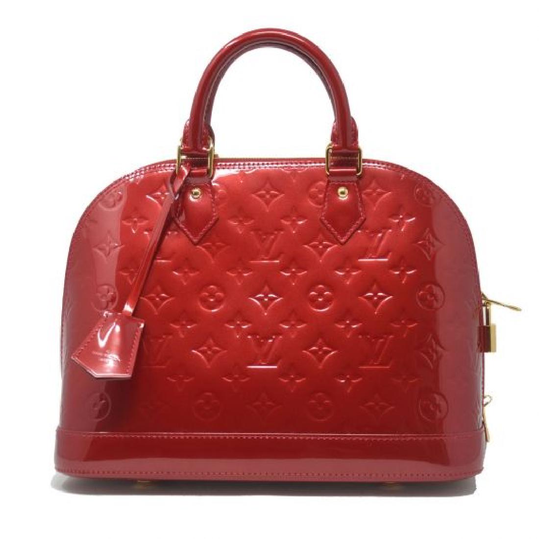 Louis Vuitton Alma PM Pomme Dâ€™amour Vernis Handbag (1 of 7)