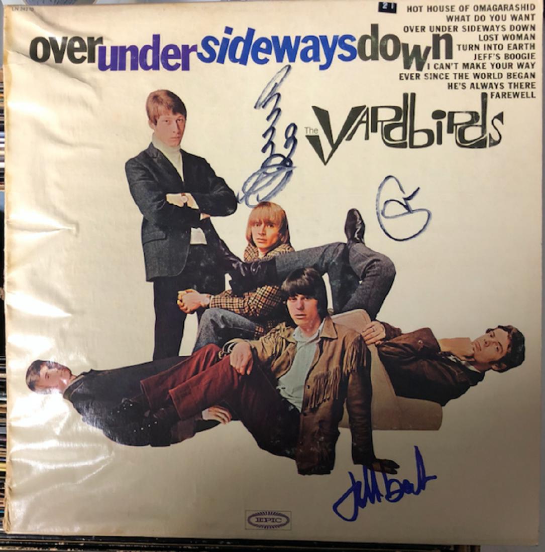 Signed Yardbirds Over Under Album (1 of 1)