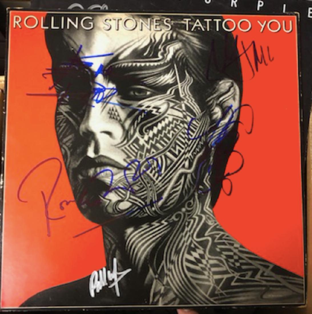 Signed Rolling Stones Tattoo You (1 of 1)