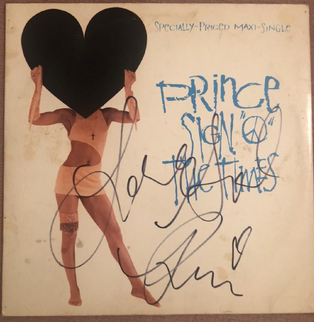 Signed Prince Sign Of The Times Album (1 of 1)