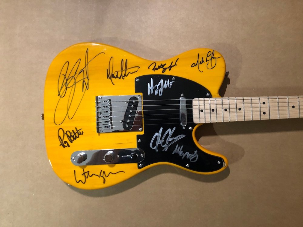 Signed Bruce Springsteen Guitar (1 of 1)