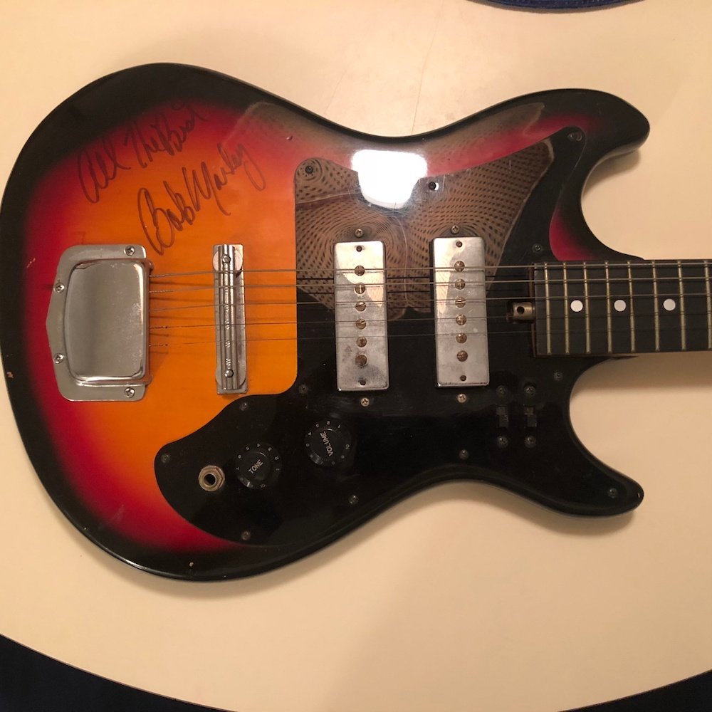Bob Marley Signed Guitar (1 of 1)